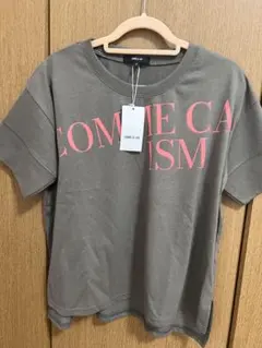 新品★COMME CA ISM ロゴTシャツ グレー　Sサイズのサムネイル