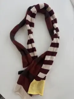 ZARA ニットマフラー　ボーダーのサムネイル