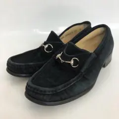 GUCCI グッチ ホースビット スエード レザー ローファー 革靴 ドレス