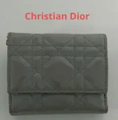 ARA06 クリスチャンディオール カナージュ コンパクトウォレット3つ折り財布