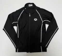 Arena 女款 長袖 泳衣 泳裝 防曬衣 S 黑色