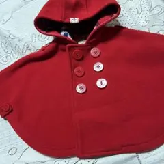 美品☆ミキハウス☆ポンチョ☆70 ー９０