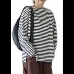 しまむら×田中里奈　ボーダーカットソーのサムネイル