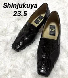 希少】【美品】SHINJUKUYAクロコ型押しローファー23.5cm EEE - メルカリ
