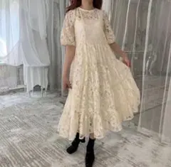 treat ürself トリートユアセルフ レースワンピース - メルカリ