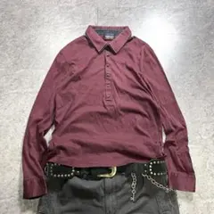 00s【archive】polo long tee/Y2K/退廃 swag お兄