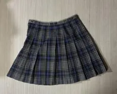 スカート 11号 グレー 青 チェック 制服 イーストボーイ