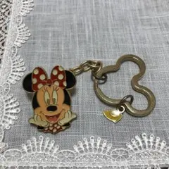 ミニーマウス　レトロなキーホルダー　東京ディズニーランド