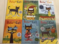 新品 Pete the Cat ねこのピート英語絵本 6冊セット子ども向け - メルカリ