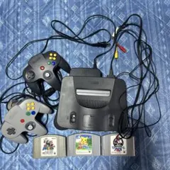 Nintendo 64 本体とゲームソフト3本セット