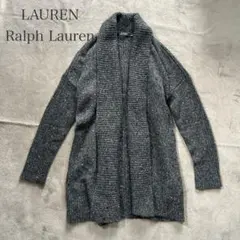 LAUREN RALPH LAUREN ロングカーディガン 毛 アルパカ混合