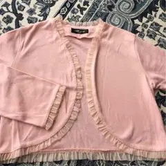 女の子 コムサイズピン フリル付きボレロ 130㎝