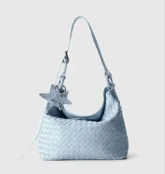 Ecoday glossy tote bag ライトブルー ショルダーバッグのサムネイル