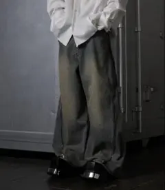 grancy ジップデニム　ブルー　Mサイズ