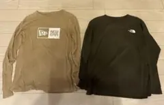 THE NORTH FACEとニューエラ150 長袖カットソー