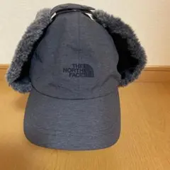 THE NORTH FACE 耳当て付きフリースキャップ グレー　ノースフェイス