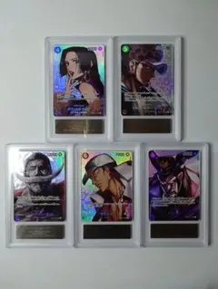 ONE PIECEカードゲーム 謀略の王国 手配書SP ARS5枚セット