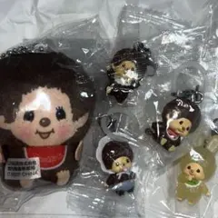モンチッチ　めじるしアクセサリー2 ぬいぐるみボールチェーン　ベビチッチ