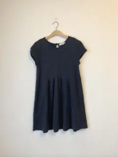 ZARA ザラ　ワンピース　ネイビー 美品 ジャージ素材 13/14 164cm