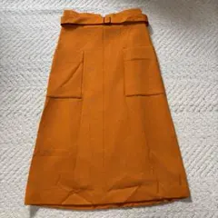 コムサ スカート 秋 オレンジ 膝丈 ロングのサムネイル