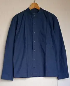 無印 M スタンドカラー 長袖シャツ