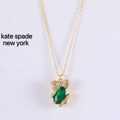 美品】kate spade ケイトスペード ネックレス サファイア - メルカリ