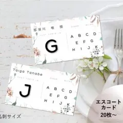 エスコートカード テーブル配置図 50円/枚 結婚式 ペーパーアイテム