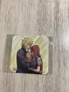 NARUTO コースター ミナト ナルト クシナ NARUTO展 波風ミナト うずまきクシナ アートコースター ナルト レア