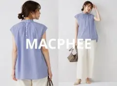 未使用 MACPHEE マカフィー コットンブロード チュニックシャツ M