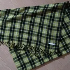 チェック柄大判ストール