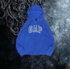 麻さん専用OLD GAP zip hoodie ブルー　ジップパーカー