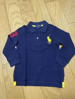 Polo Ralph Lauren ネイビー 長袖ポロシャツ　90サイズ