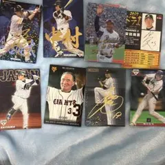 プロ野球 サイン入りカードセット