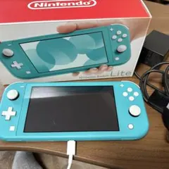 Nintendo Switch Lite ターコイズ 充電器付き　箱付き