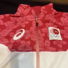 ASICS アシックス 日本代表モデル ウィンドブレーカージャケット 赤 L