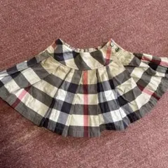 BURBERRYCHILDREN ノバチェック柄プリーツスカート 12M 80 - メルカリ