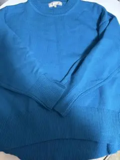 ROPÉ PICNIC 青 長袖ニットセーター