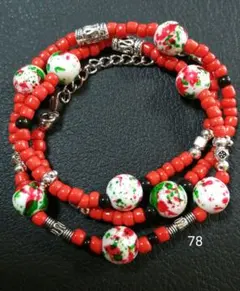 ビーズネックレス 78　y2k　アメカジ　パンク　ロック　ストリート　スケーター