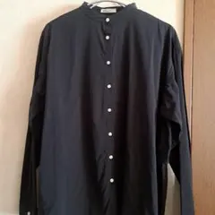 CRAFT STANDARD BOUTIQUE バックフリルシャツ 黒