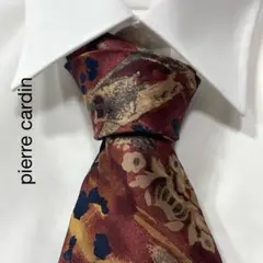 TG3104 pierre cardin アート シルク ネクタイ フランス製