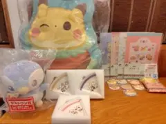 一番くじ ポケピース D賞 クッション ラストワン ポッチャマ 他