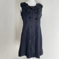 【新品タグ付き】シルク100% Cara カーラ ビーズ　花　S〜Mサイズのサムネイル