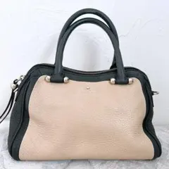 Kate Spade ケイトスペイド　ボストンバック　ネイビー　ベージュ