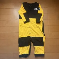 THE NORTH FACE ロンパース イエロー/ブラック 95cm未満