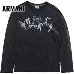 EA7 EMPORIO ARMANI 長袖Tシャツ スポーツ ロゴ ブラック Mのサムネイル