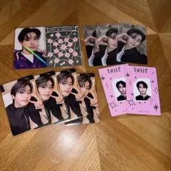 straykidsスキズ ハン 封入 特典 トレカ セット(2枚目も)