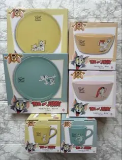 非売品【新品】トムとジェリー 食器セット プレート ボウル マグカップ