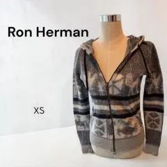 Ron Herman ネイティブ柄ジップパーカー XS
