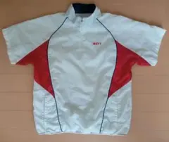 ゼット　ハーフジップ　半袖Vジャン