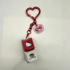 韓国　LED キーキャップ　クリック　ライト　キーホルダー　ハローキティ